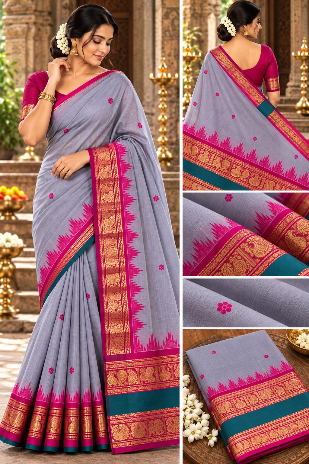 🧵 KCS KANCHI COTTON SARESS🧵