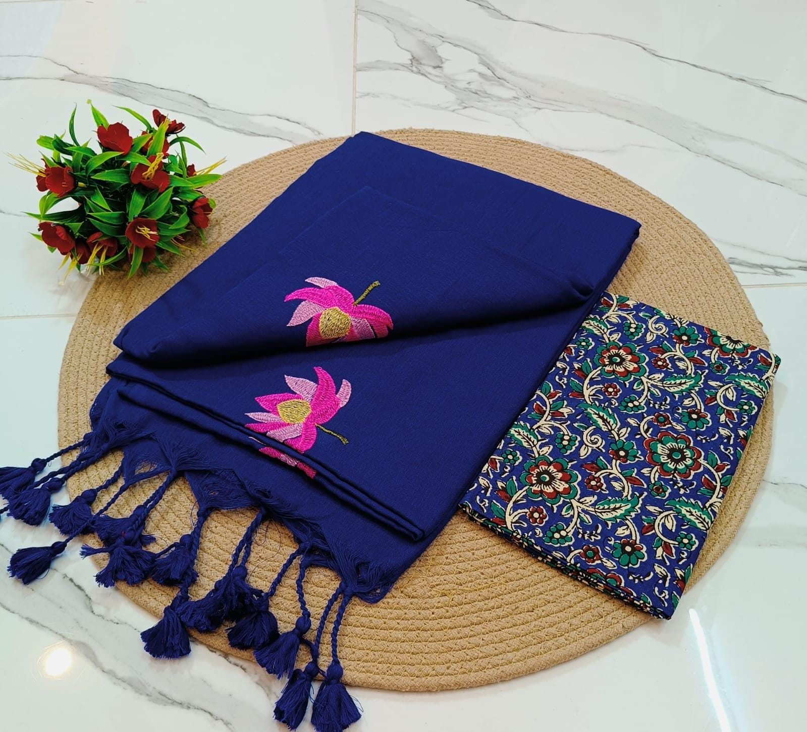 KCS Handloom Khadi Cotton  Saree