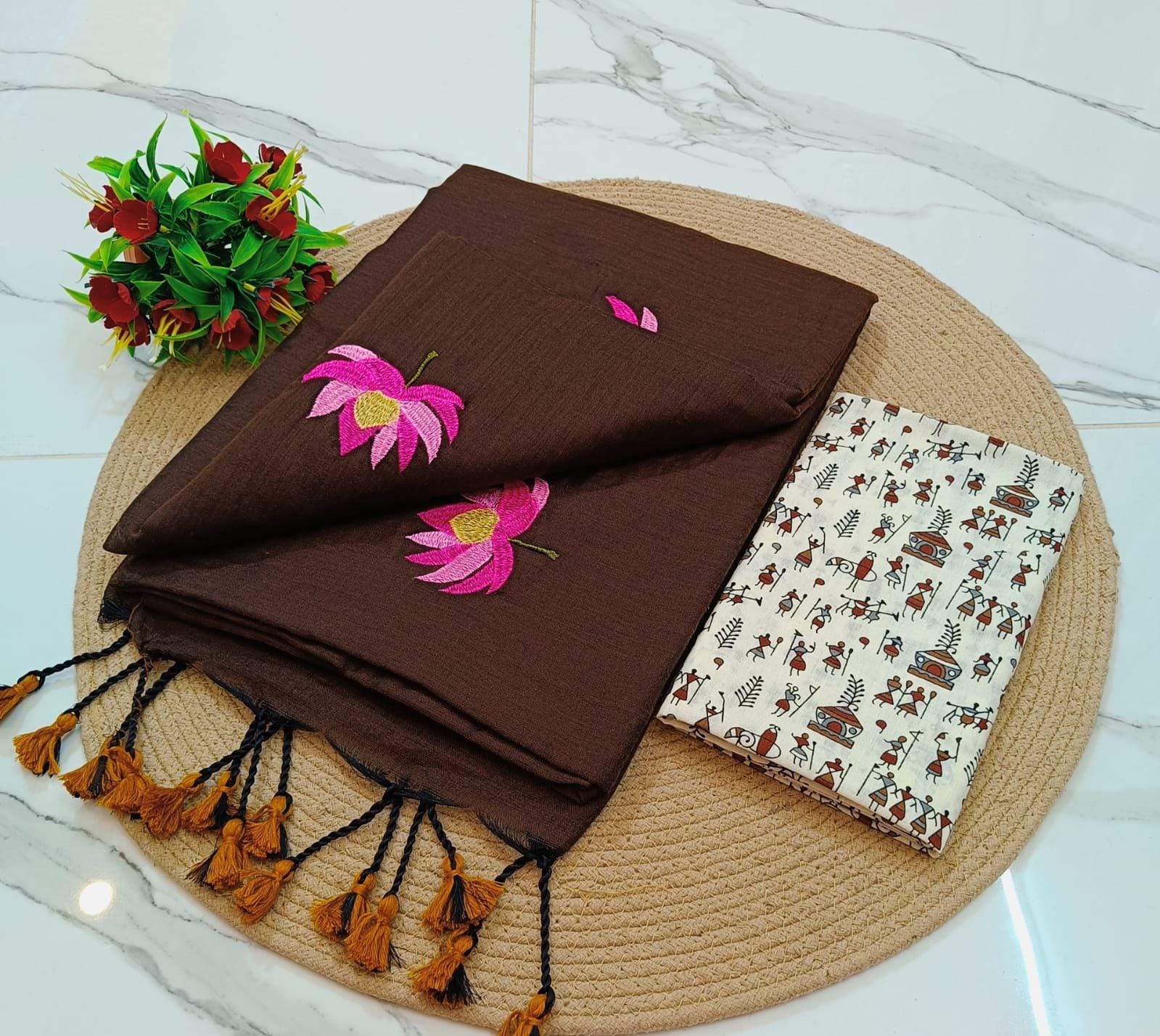 KCS Handloom Khadi Cotton  Saree