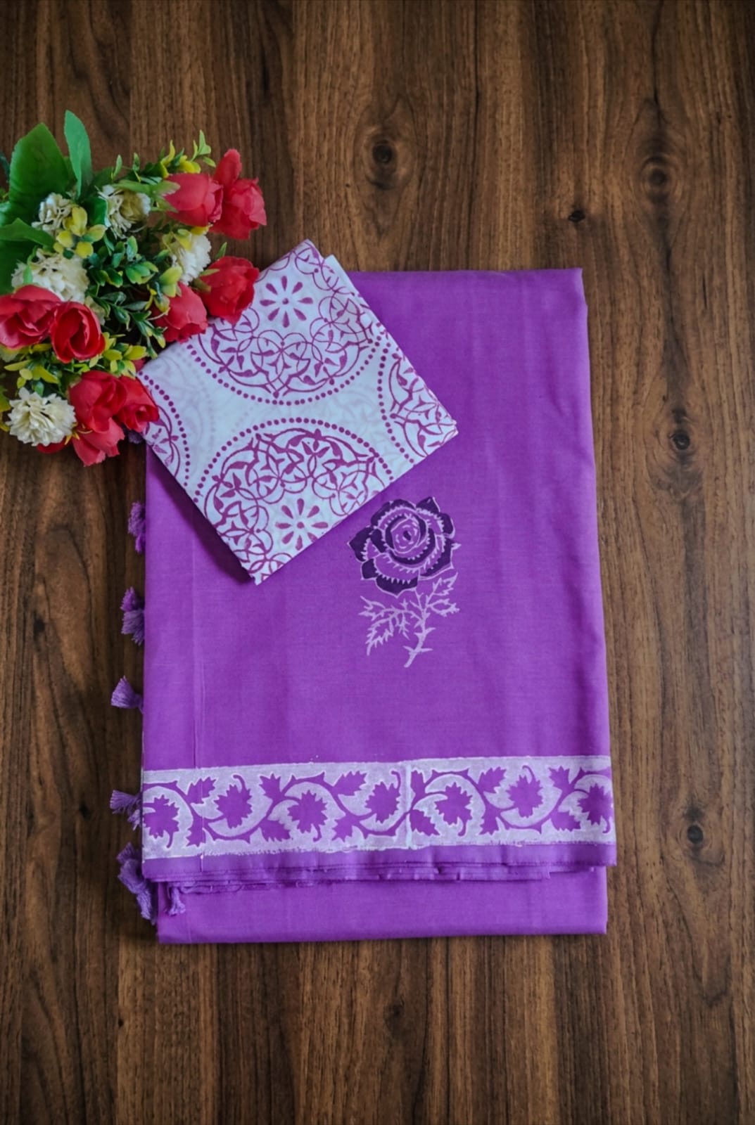 KCS Handloom Southcottonmix Saree's