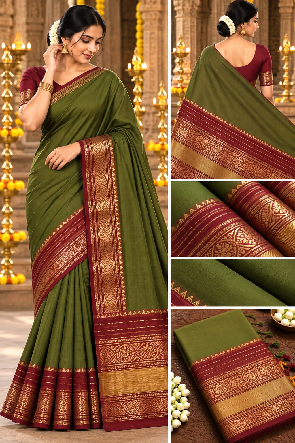 🧵 KCS KANCHI COTTON SARESS🧵