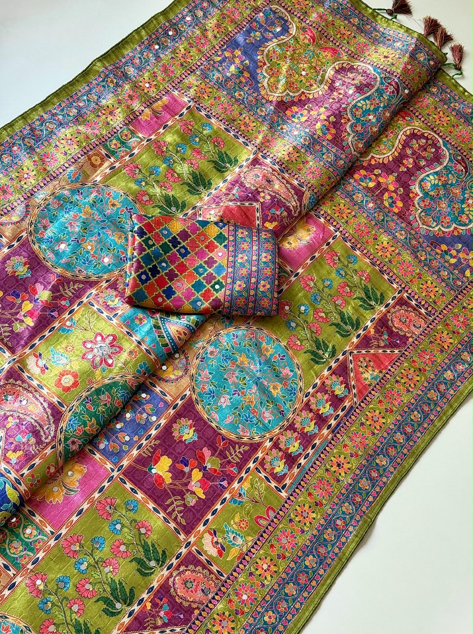 Vinayaka Pure Dola Silk Softy Fully Jari Jaqurad