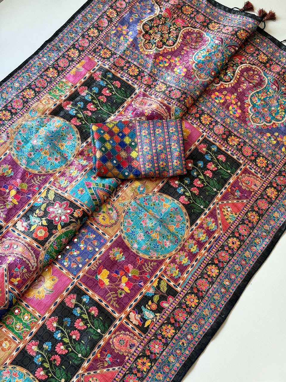 Vinayaka Pure Dola Silk Softy Fully Jari Jaqurad