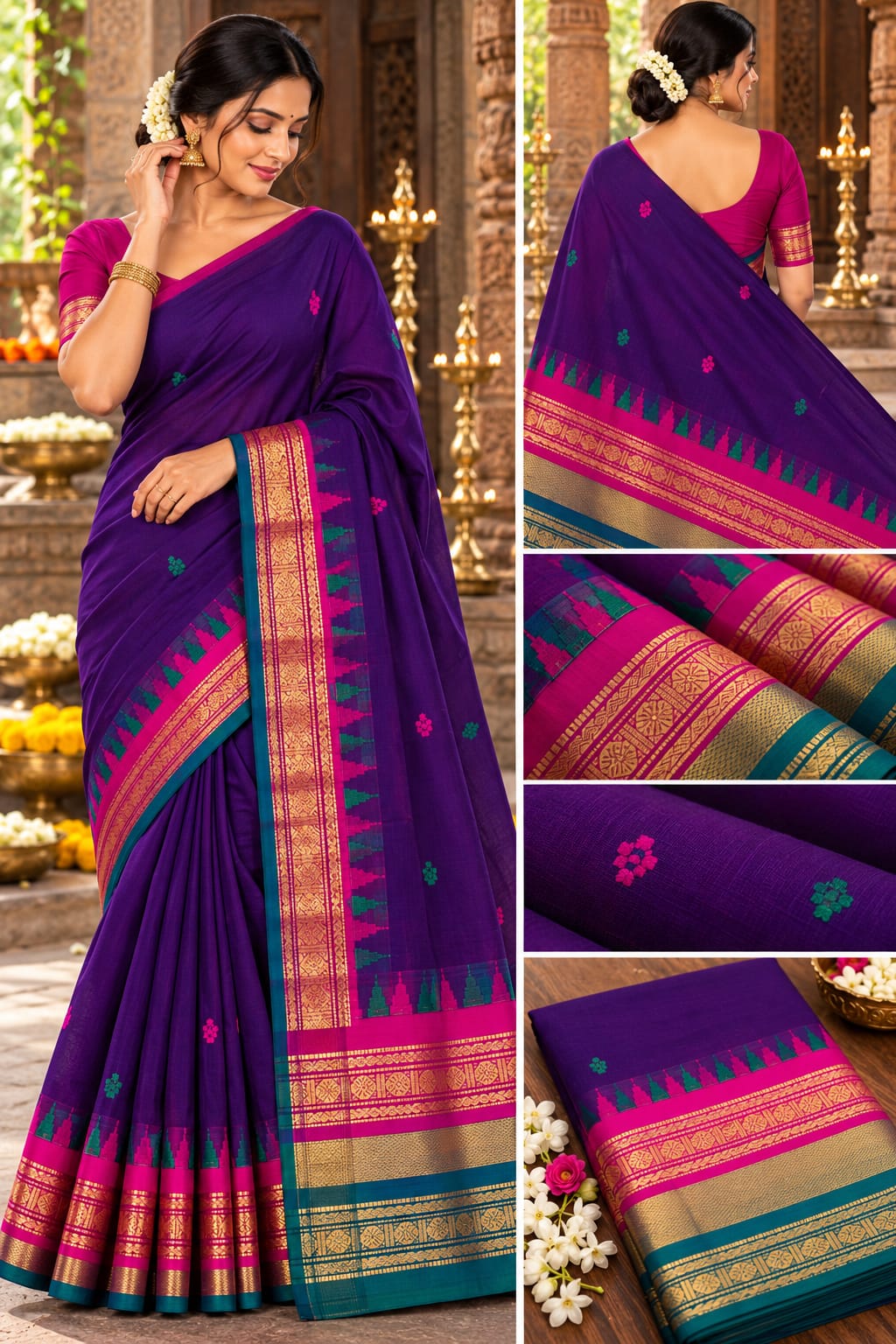 🧵 KCS KANCHI COTTON SARESS🧵