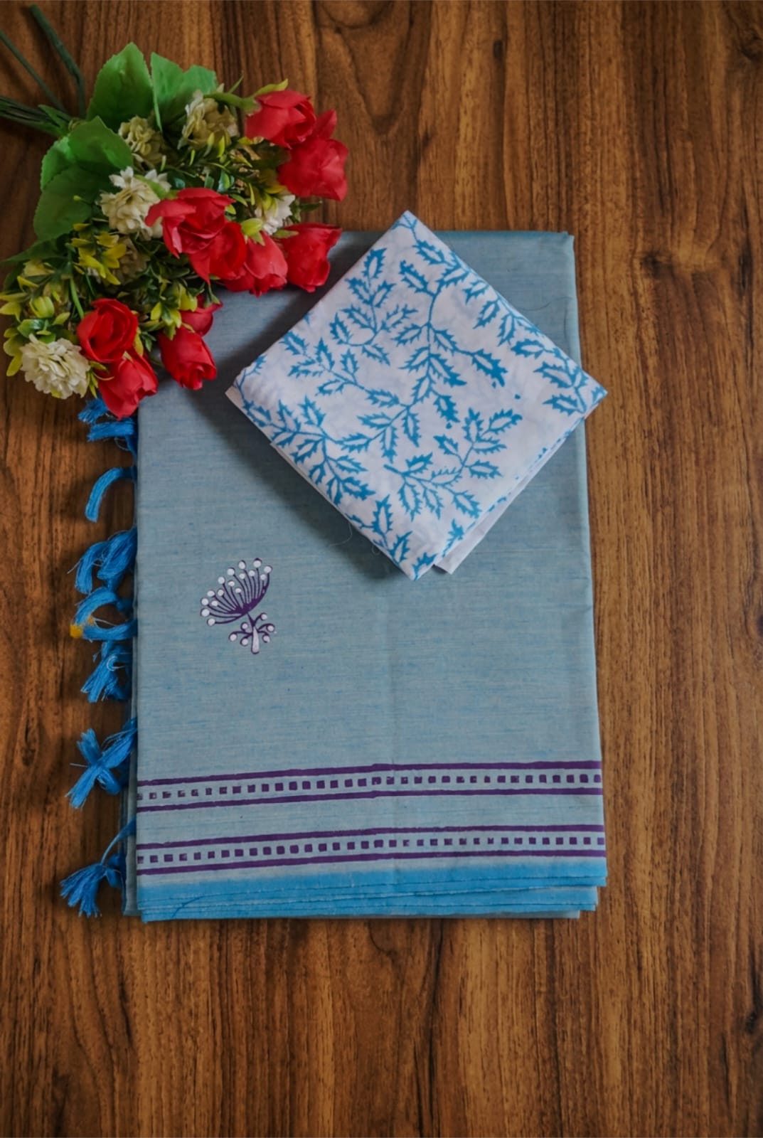 KCS Handloom Southcottonmix Saree's