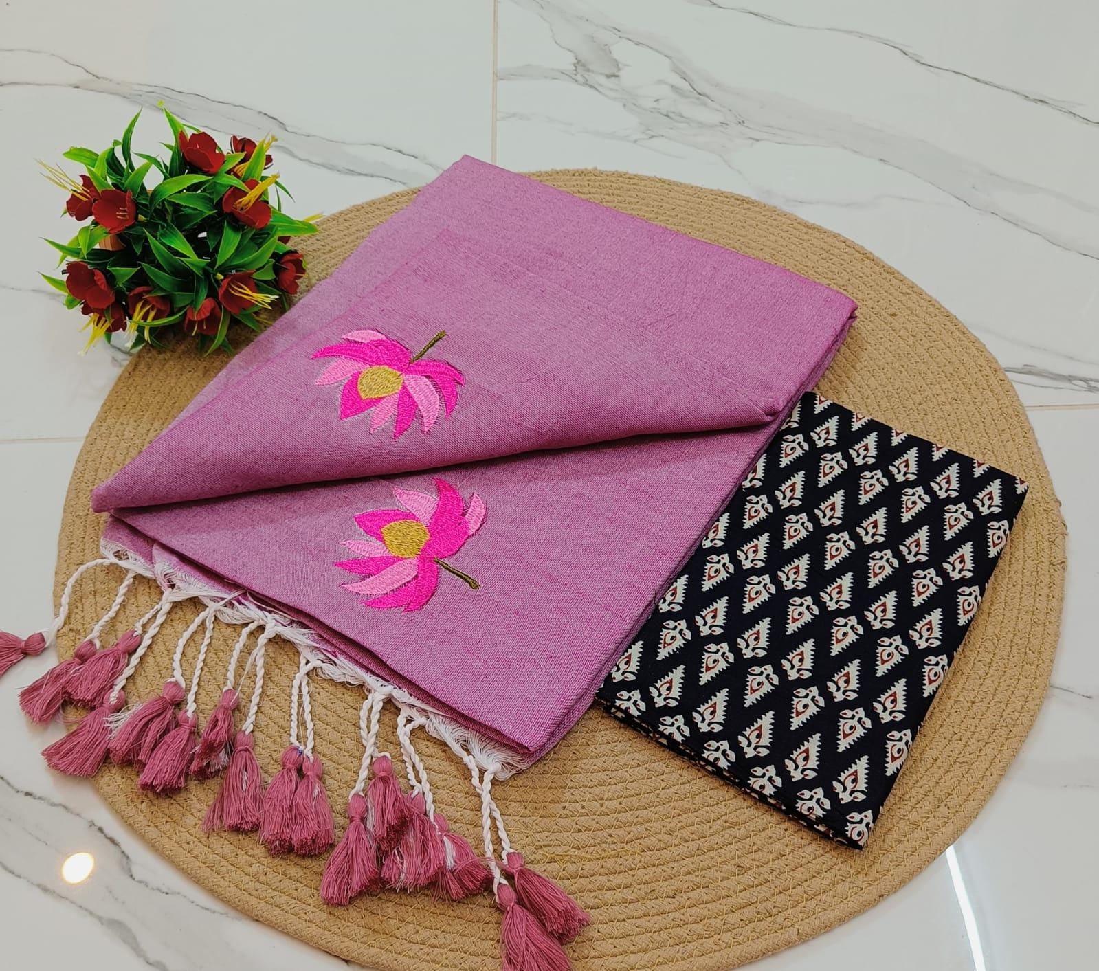 KCS Handloom Khadi Cotton  Saree