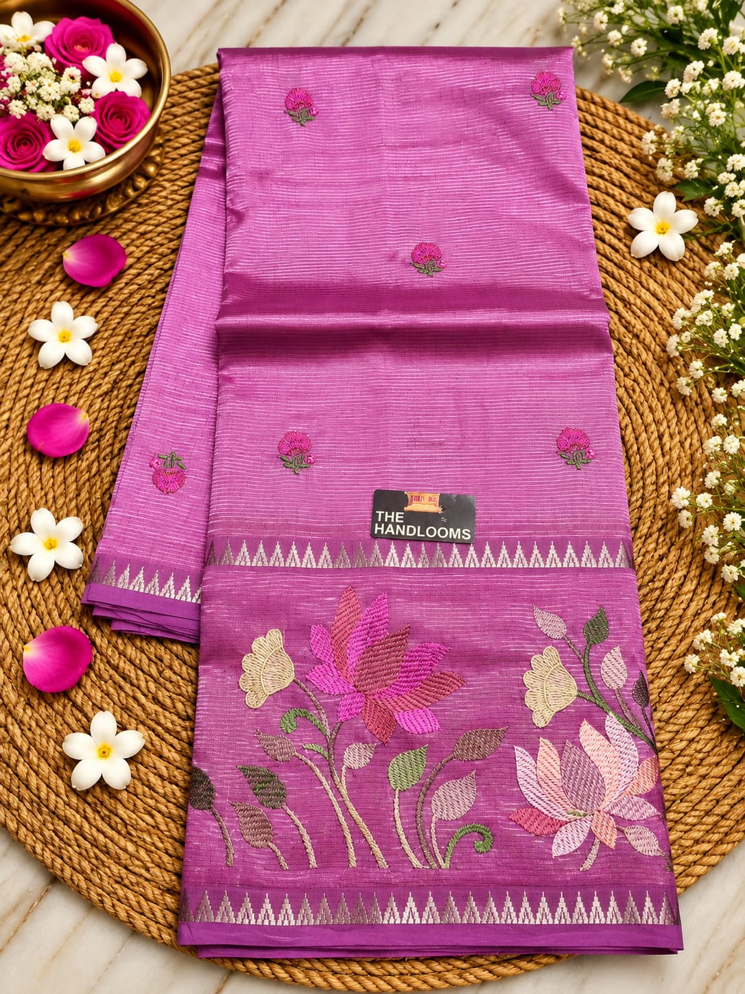 KCS Mangalagiri Pure Handloom Orginal Pattu By Cotton (orginal Handloom pattu sarees)