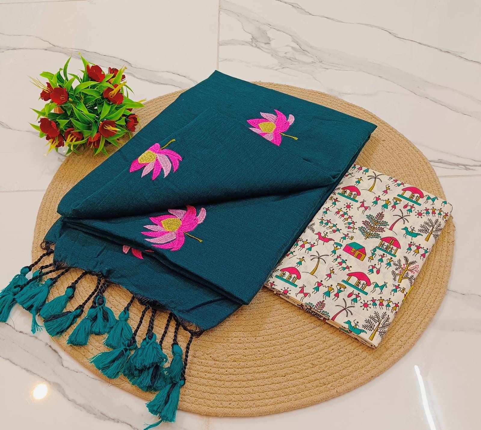 KCS Handloom Khadi Cotton  Saree