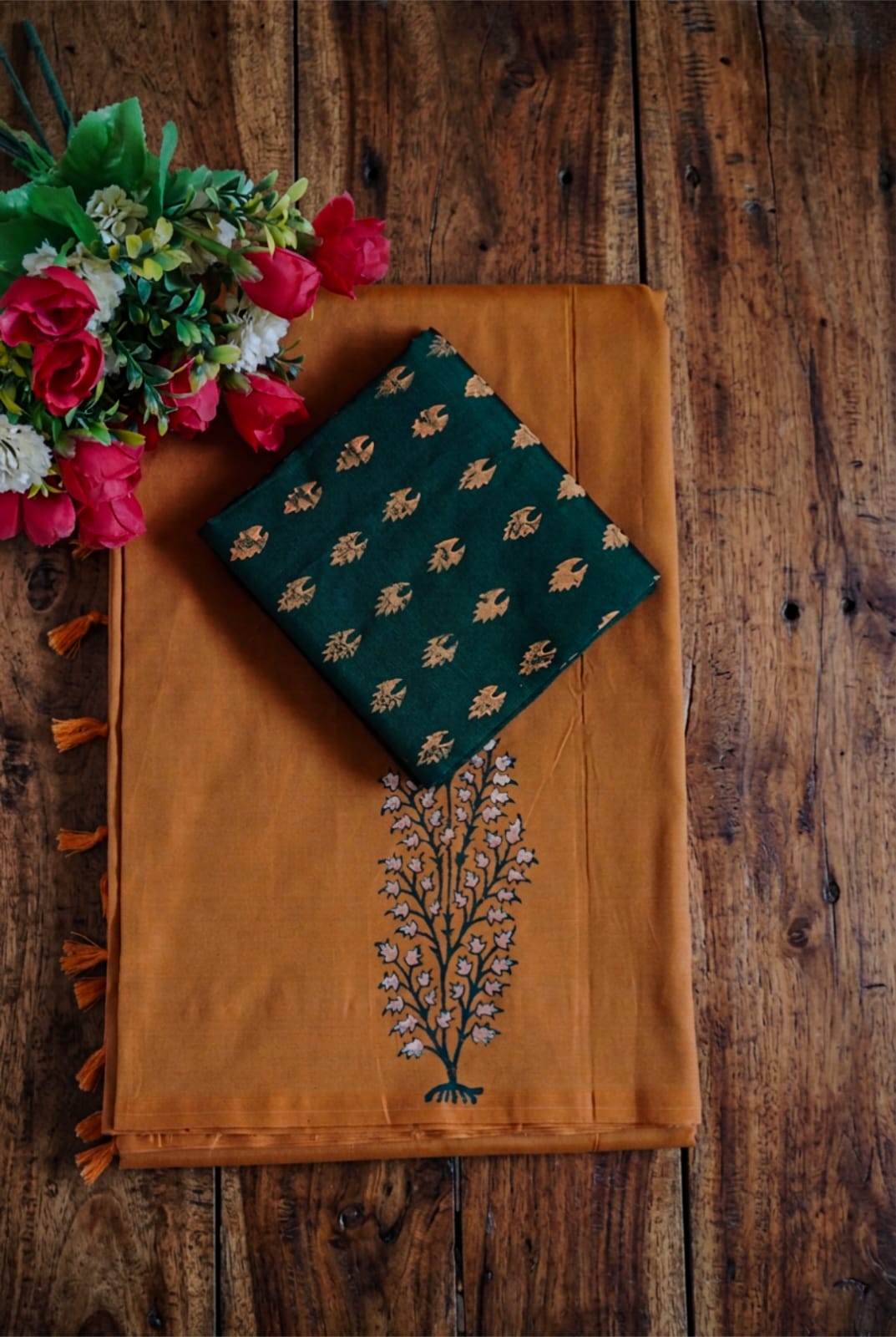 KCS Handloom Southcottonmix Saree's