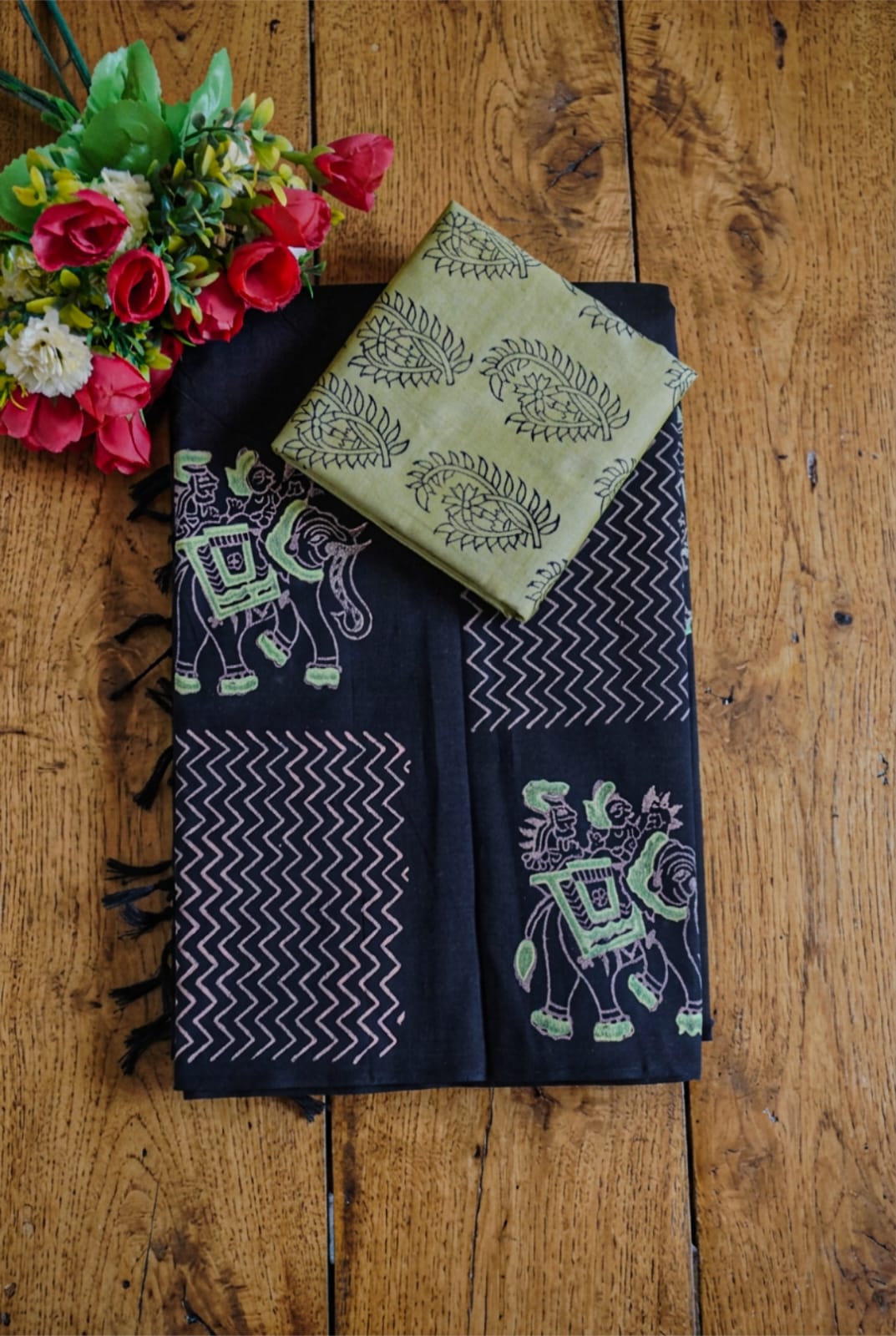 KCS Handloom Southcottonmix Saree's