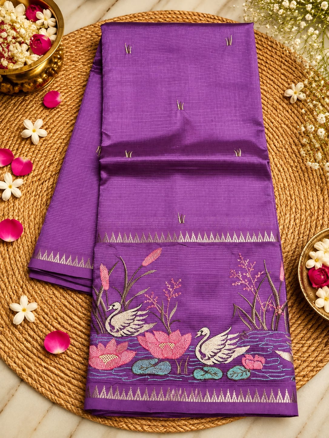 KCS Mangalagiri Pure Handloom Orginal Pattu By Cotton (orginal Handloom pattu sarees)