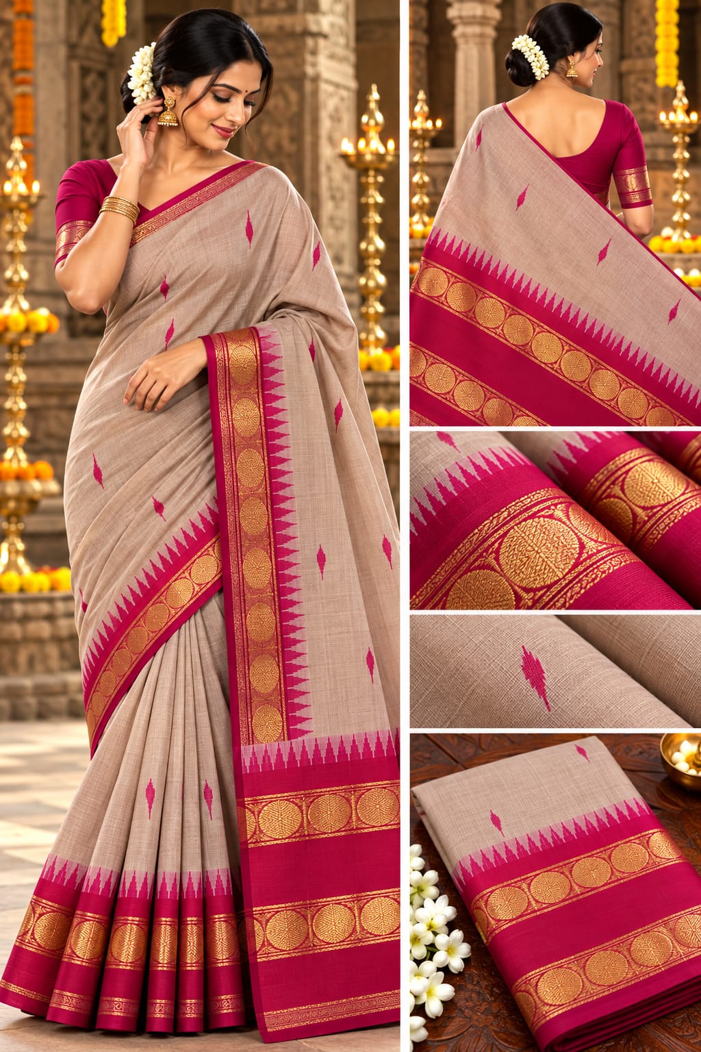 🧵 KCS KANCHI COTTON SARESS🧵