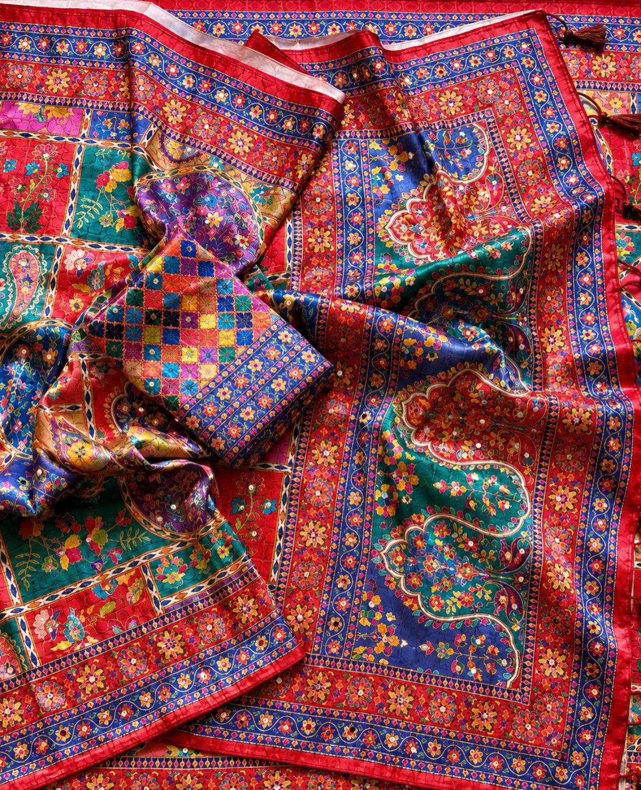 Vinayaka Pure Dola Silk Softy Fully Jari Jaqurad