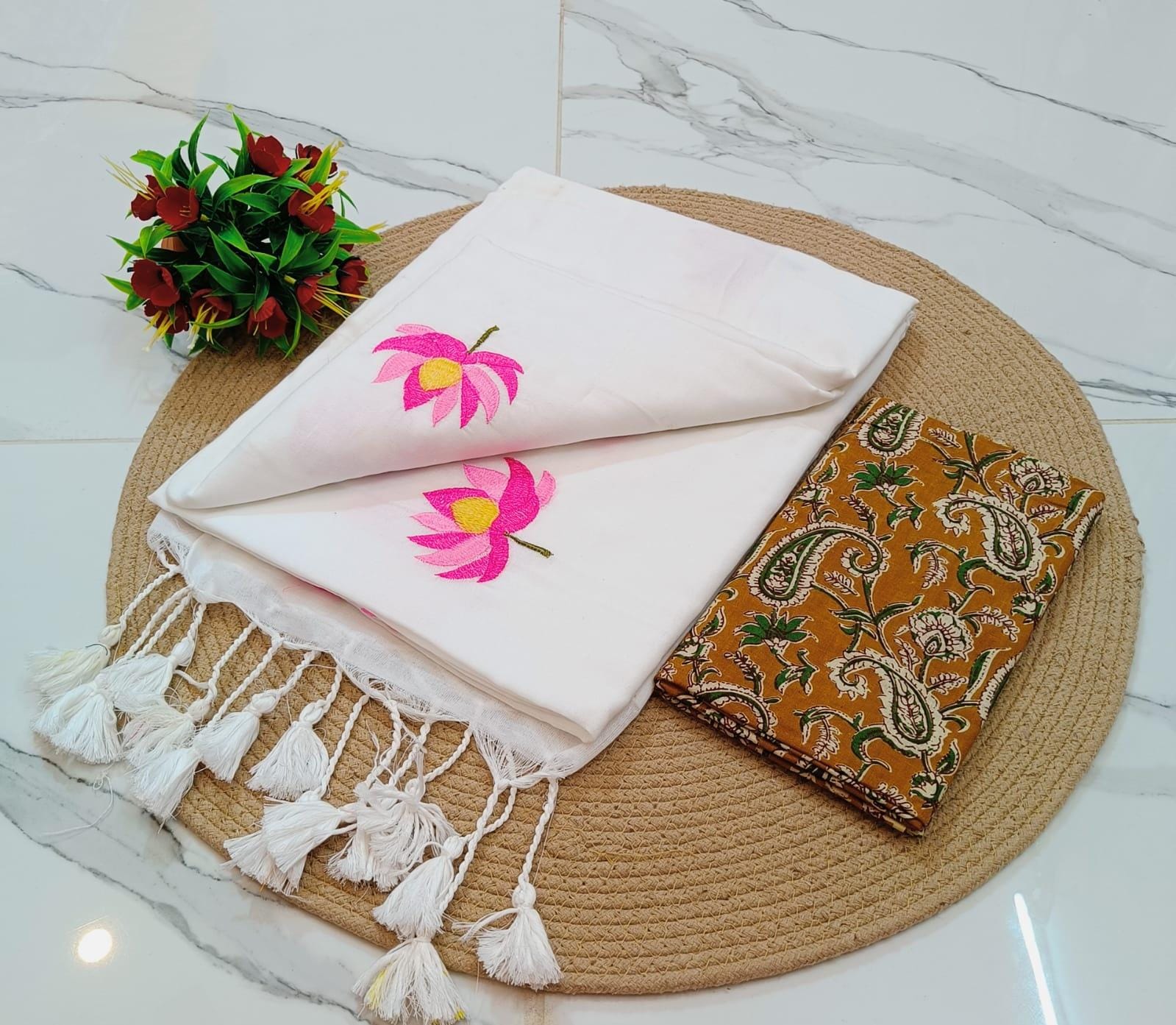 KCS Handloom Khadi Cotton  Saree