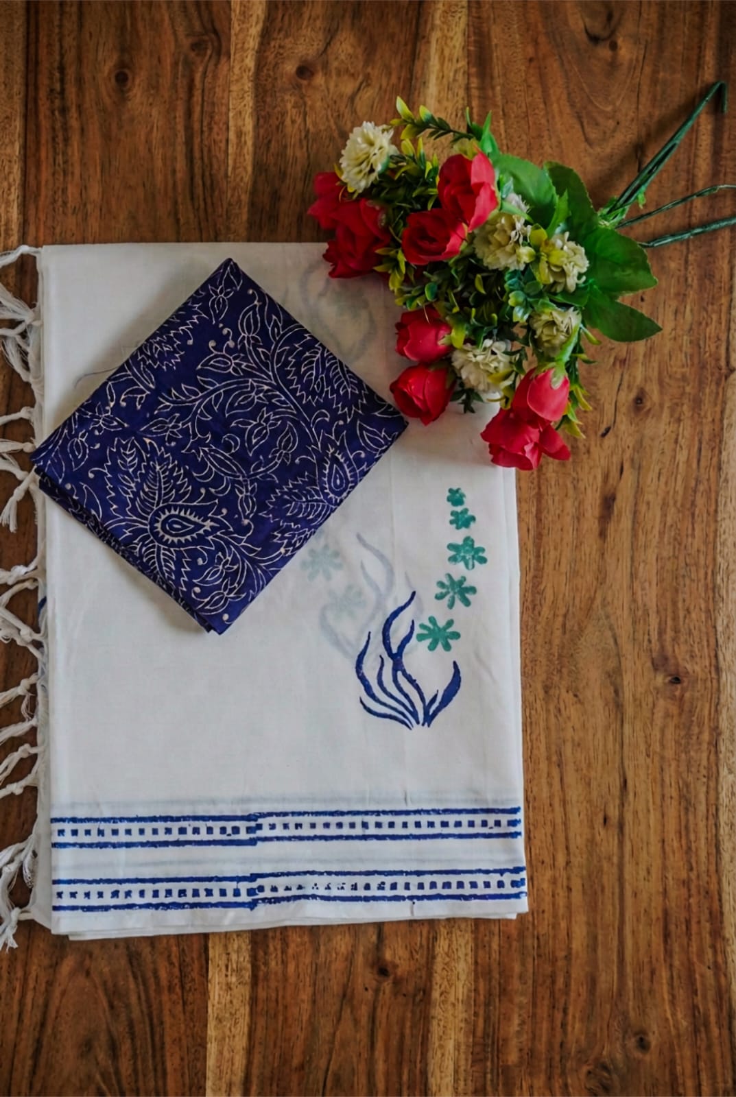 KCS Handloom Southcottonmix Saree's