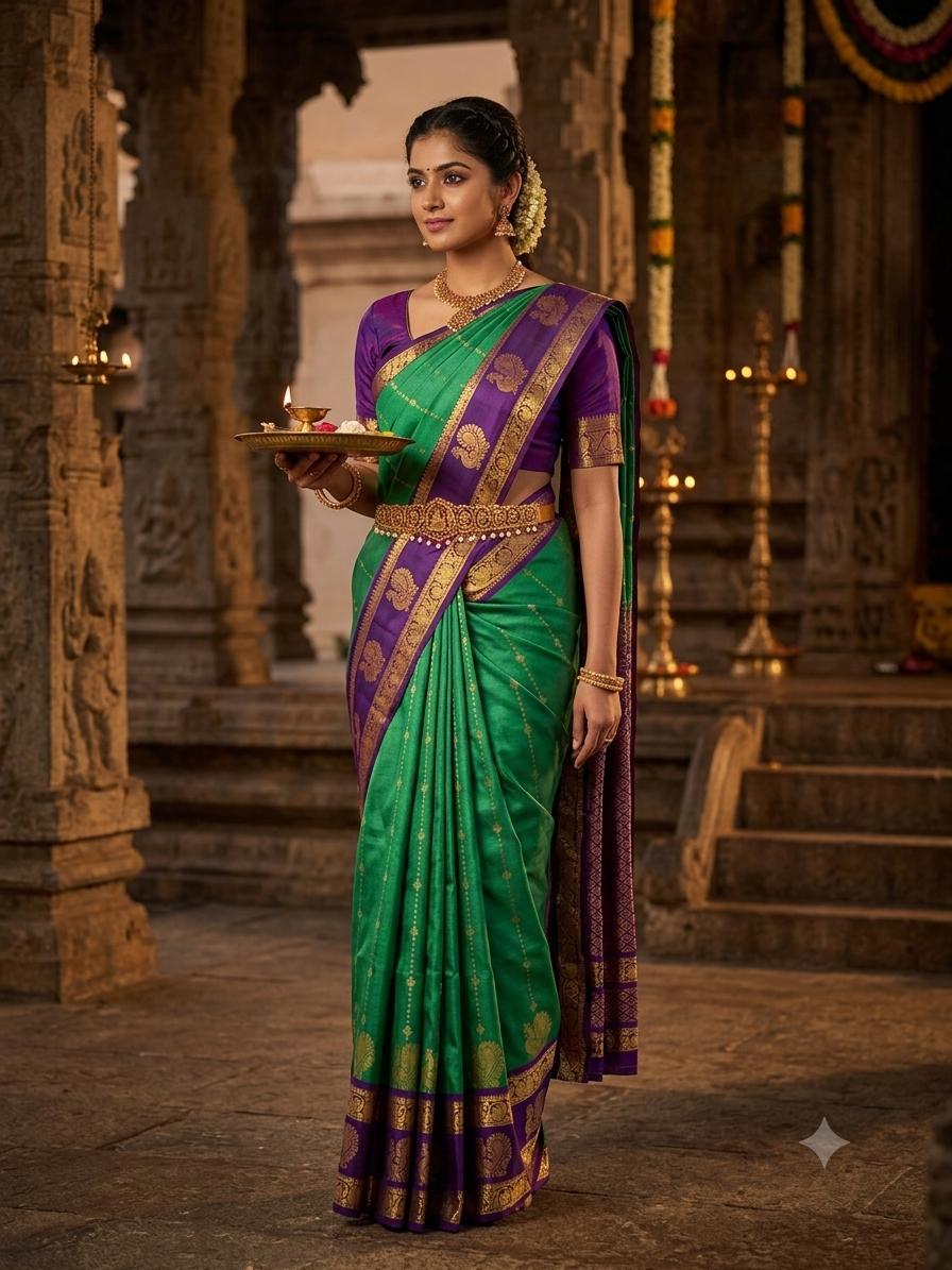 🍁 KCS kanchipuram Laxury Elite  Sarees🍁