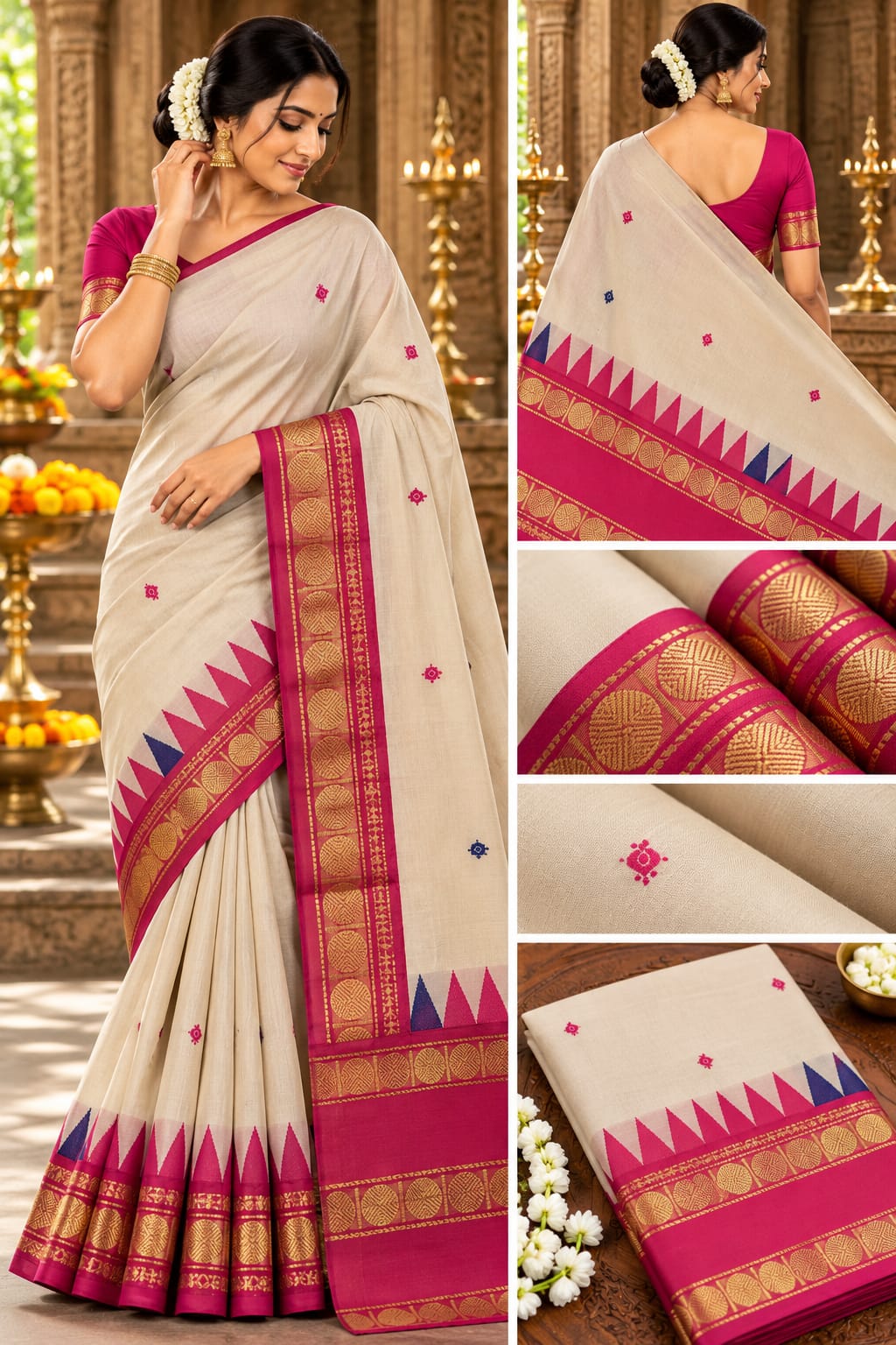 🧵 KCS KANCHI COTTON SARESS🧵
