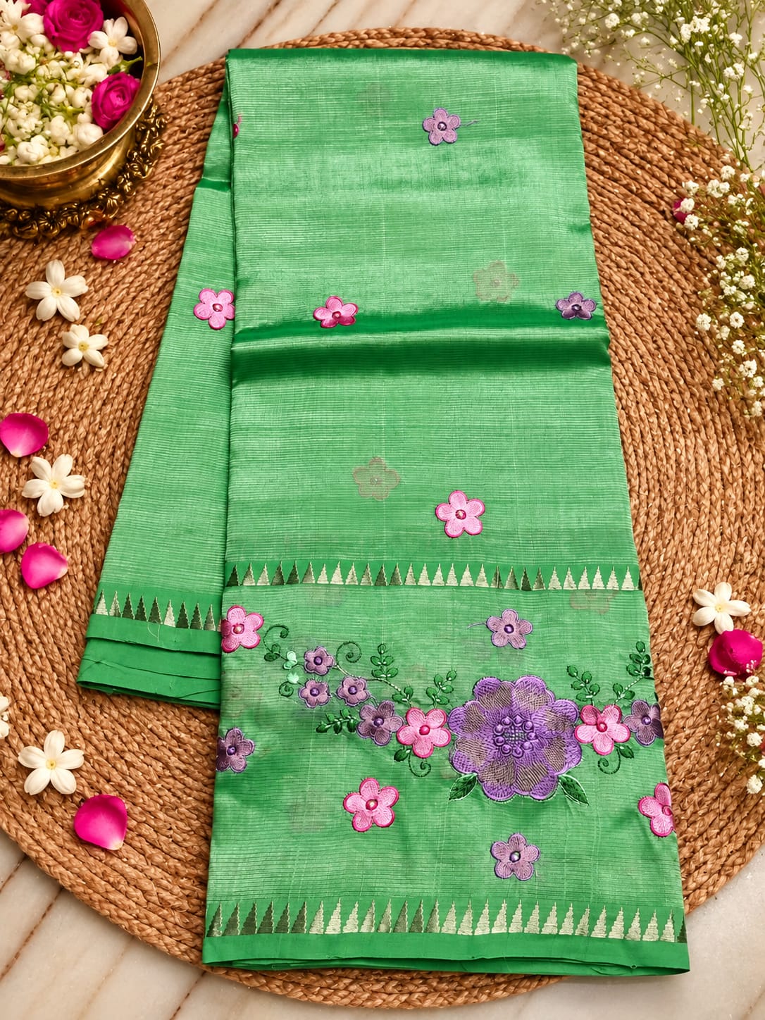 KCS Mangalagiri Pure Handloom Orginal Pattu By Cotton (orginal Handloom pattu sarees)