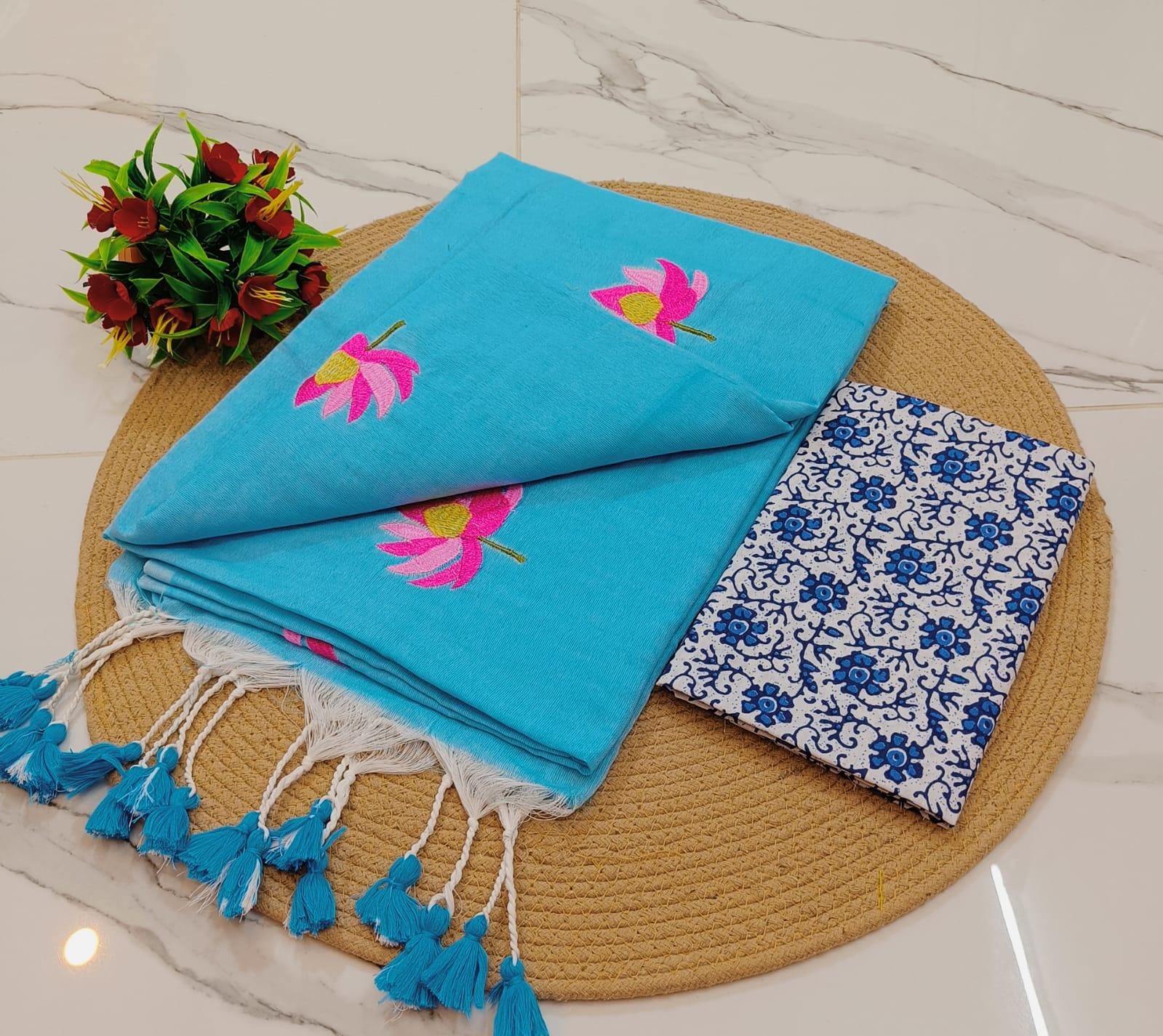 KCS Handloom Khadi Cotton  Saree