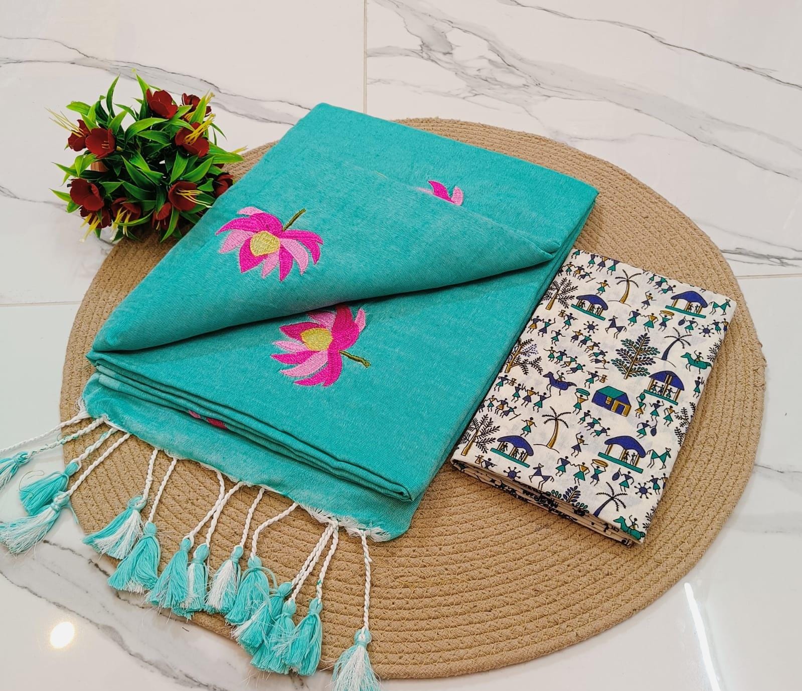 KCS Handloom Khadi Cotton  Saree