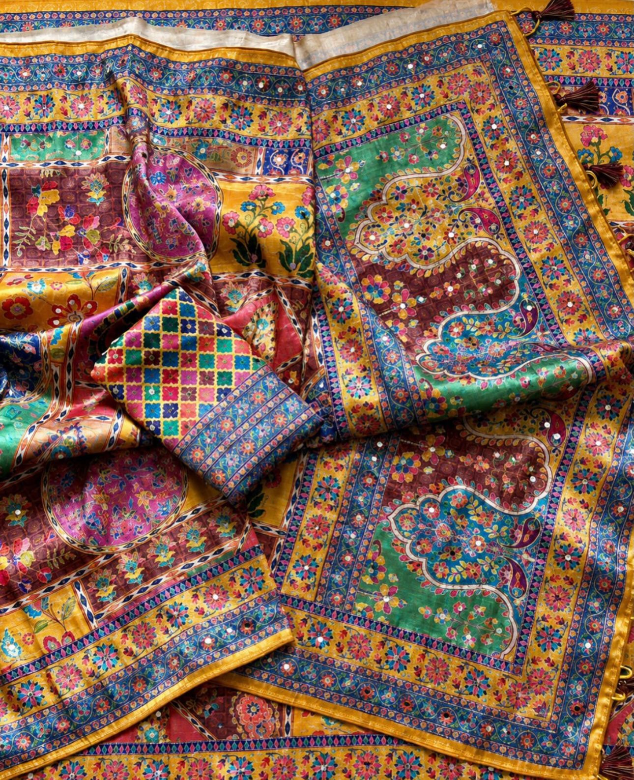 Vinayaka Pure Dola Silk Softy Fully Jari Jaqurad