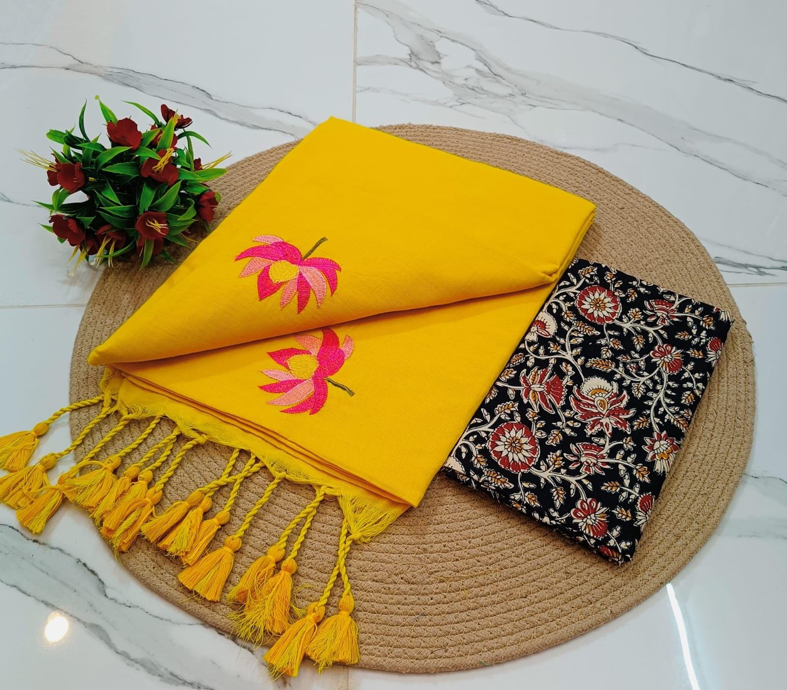 KCS Handloom Khadi Cotton  Saree