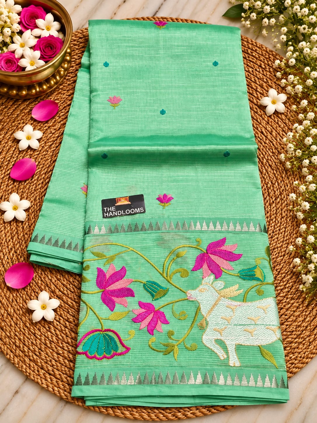 KCS Mangalagiri Pure Handloom Orginal Pattu By Cotton (orginal Handloom pattu sarees)