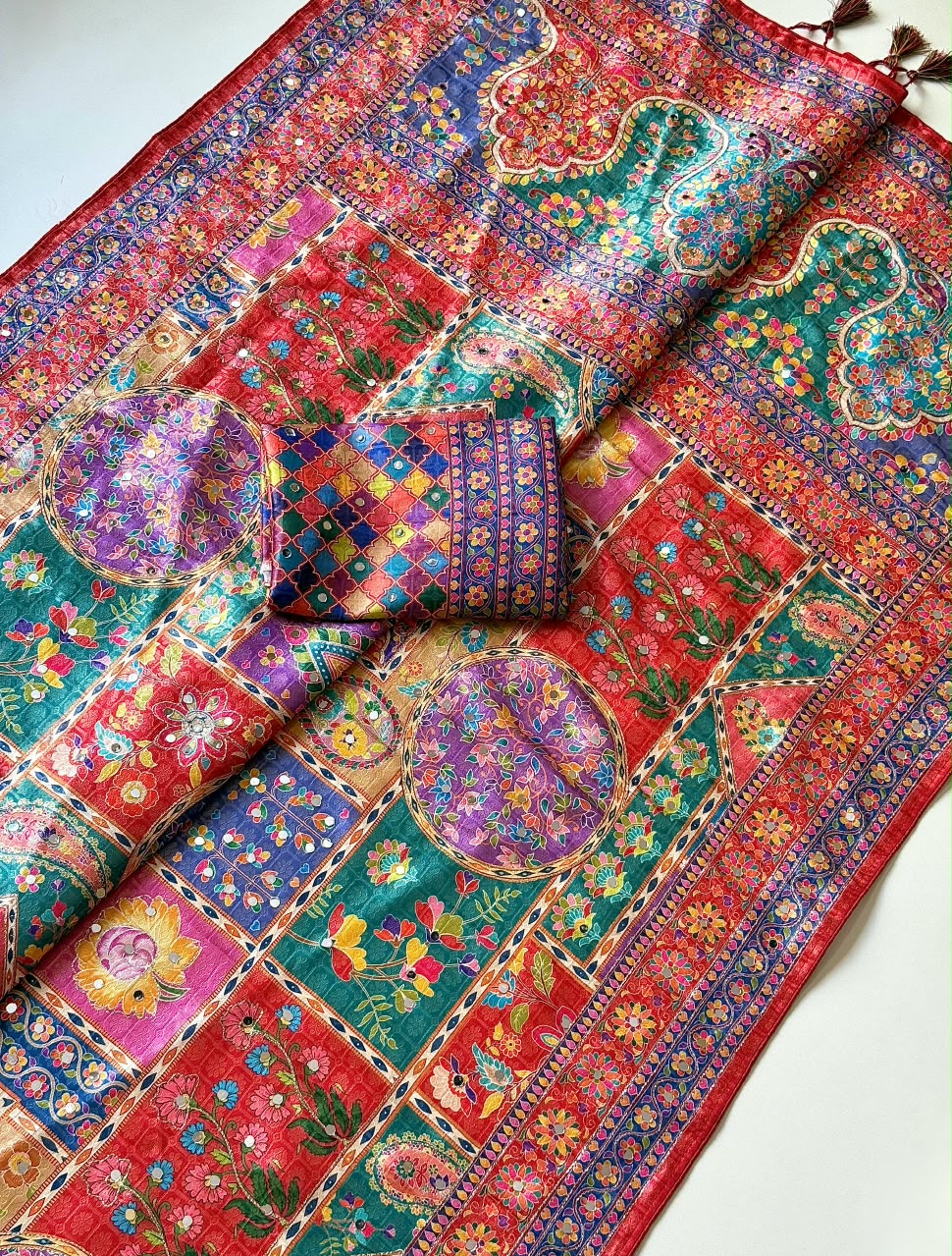 Vinayaka Pure Dola Silk Softy Fully Jari Jaqurad