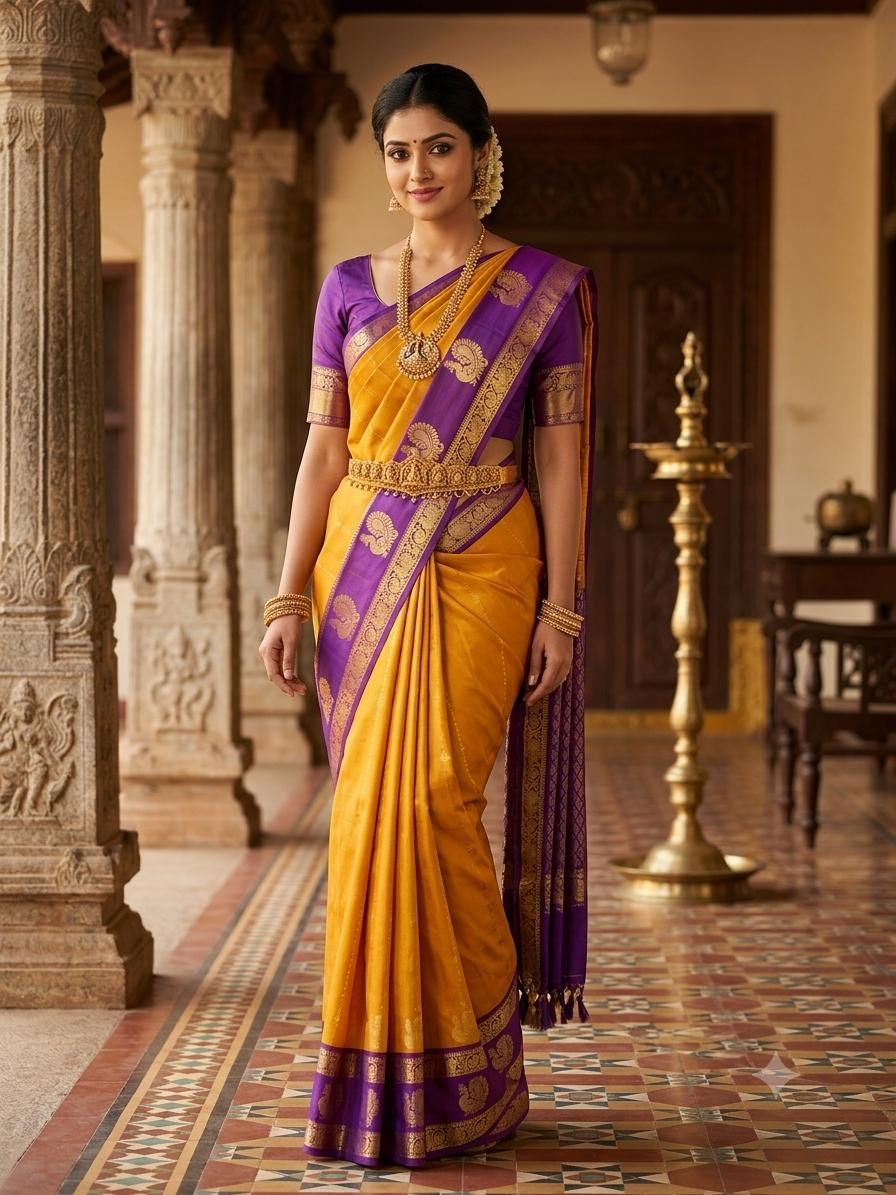 🍁 KCS kanchipuram Laxury Elite  Sarees🍁