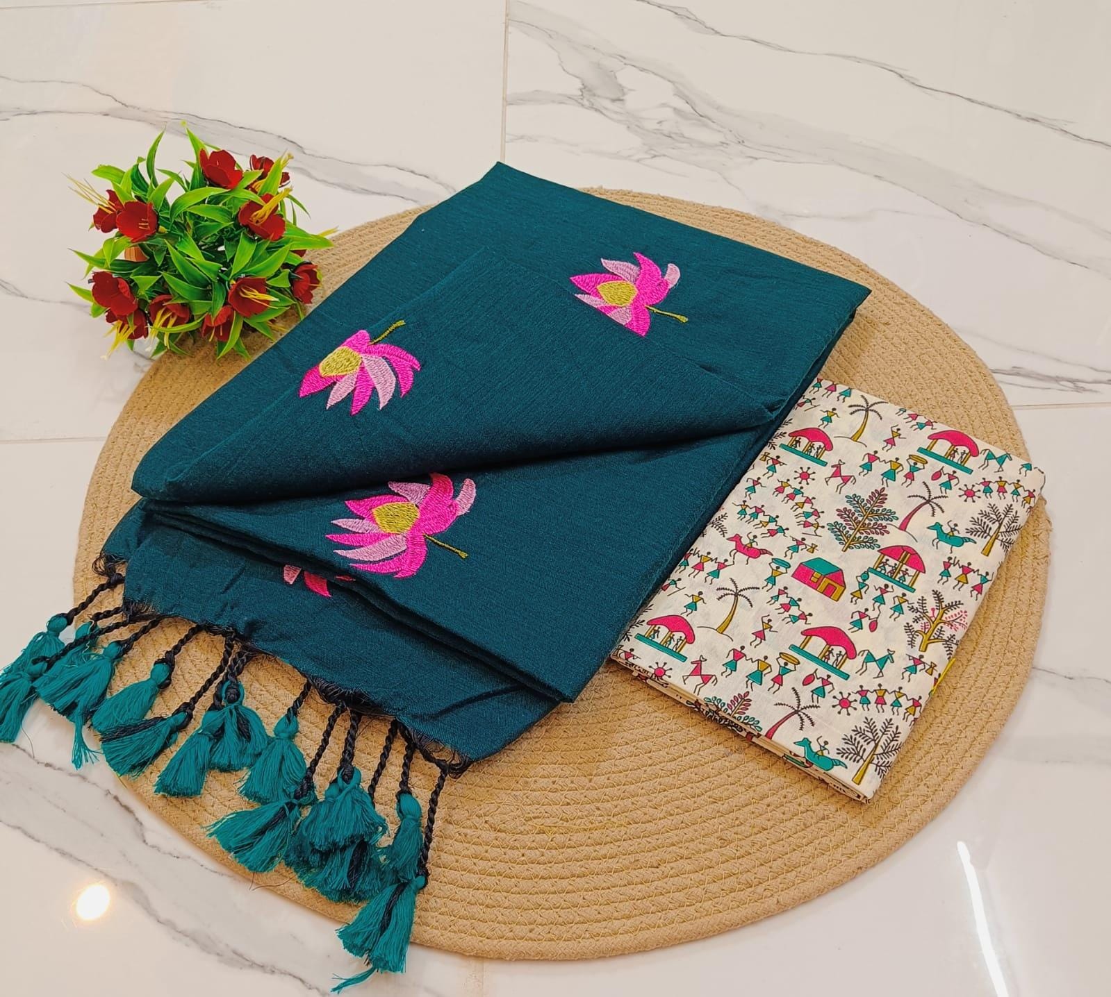 KCS Handloom Khadi Cotton  Saree