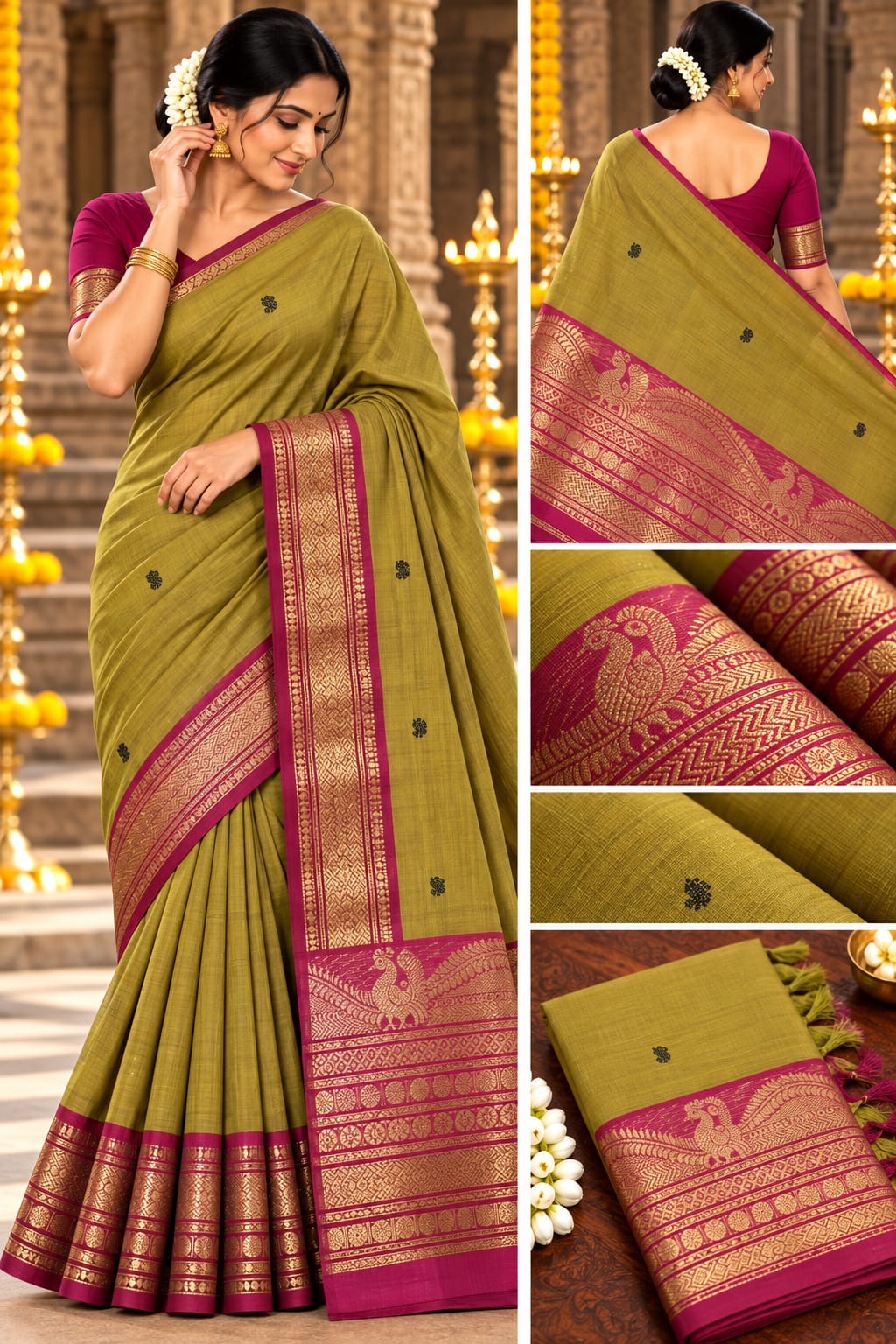 🧵 KCS KANCHI COTTON SARESS🧵